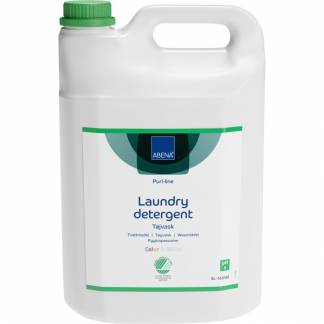 T&oslash;jvask, ABENA Puri-Line, 5 l, kul&oslash;rt og hvidt, uden farve og parfume