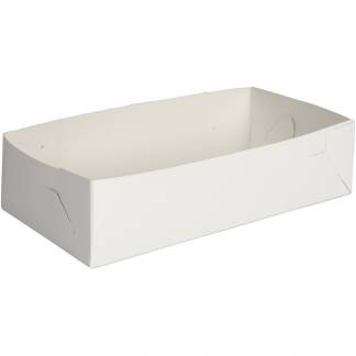 Kage&Atilde;&brvbar;ske, 20x10x5cm, hvid, karton, false&Atilde;&brvbar;skekarton