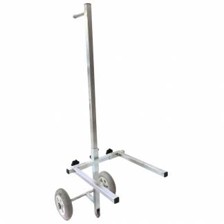 Stolevogn, Tina Trolleys, 620x420x1275mm, gr&aring;, galvaniseret st&aring;l *Denne vare tages ikke retur*