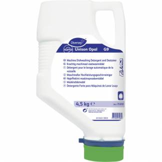Maskinopvask, Diversey Suma Unison Opal G9, alusikker, med klor, uden farve og parfume, 4,5 kg