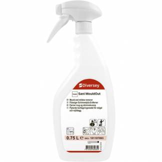 Mugfjerner, Diversey TASKI Sani MouldOut, 750 ml, klar-til-brug, med klor, uden farve og parfume