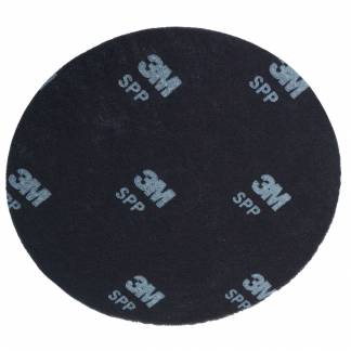 Gulvrondel, 3M Scotch-Brite, 12", &Oslash;305mm, brun, 85 mm, polyester/RPET, til fjernelse af polish og opskuring *Denne vare tages ikke retur*