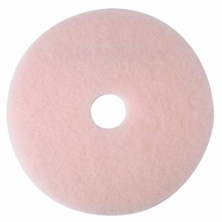 Gulvrondel, 3M Scotch-Brite, 27", &Atilde;&tilde;685mm, pink, 85 mm, polyester/RPET, til fjernelse af sorte m&Atilde;&brvbar;rker *Denne vare tages ikke retur*