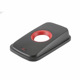 L&aring;g, Vileda Geo, r&oslash;d, med rund &aring;bning, til kildesortering *Denne vare tages ikke retur*