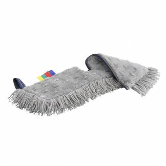 T&Atilde;&cedil;r- og fugtmoppe, Vileda Swep Duo MicroCombi, gr&Atilde;&yen;, mikrofiber, 50 cm, med lommer *Denne vare tages ikke retur*