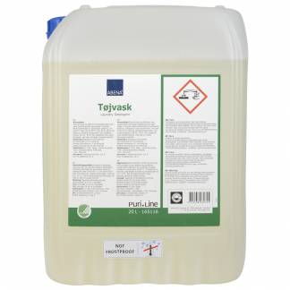 T&Atilde;&cedil;jvask, ABENA Puri-Line, 20 l, flydende, kul&Atilde;&cedil;rt og hvidt, uden farve og parfume