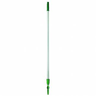 Teleskopskaft med gevind og klik, Unger OptiLoc, gr&Atilde;&cedil;n, aluminium/plast, 310-600 cm