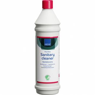 Sanitetsreng&oslash;ring, ABENA Puri-Line, 1 l, sur/kalkh&aelig;mmende, med farve og parfume