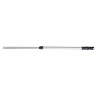 Teleskopskaft med klik, Vikan, sort, aluminium/PE, 65-110 cm