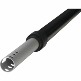 Teleskopskaft med klik, Vikan, sort, aluminium/PE, 90-160 cm