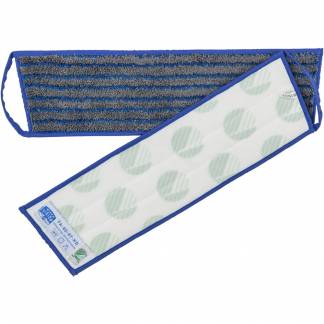 Fugtmoppe, Micro Vision, bl&Atilde;&yen;, mikrofiber, 40 cm, med velcro