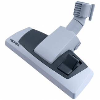 Kombimundstykke, Nilfisk, GM80, GD1005/1010/2000, 270mm, &Oslash;32mm, gr&aring;, plast, med clips og hjul *Denne vare tages ikke retur*