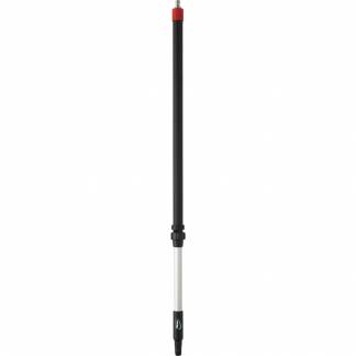 Skaft med vandgenneml&Atilde;&cedil;b, Vikan, sort, PP/aluminium, 106-160 cm, isoleret gribestykke, gevind, Q-kobling