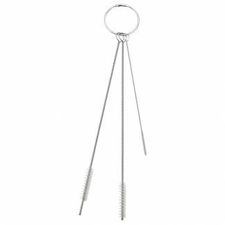 R&Atilde;&cedil;rrenses&Atilde;&brvbar;t, Vikan, 150mm, hvid, PE/rustfrit st&Atilde;&yen;l, bl&Atilde;&cedil;de b&Atilde;&cedil;rsteh&Atilde;&yen;r *Denne vare tages ikke retur*