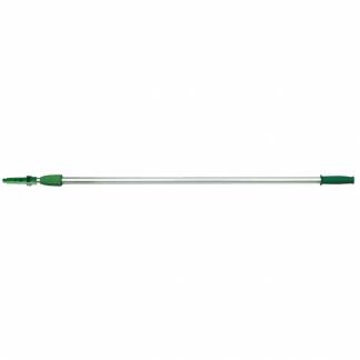 Teleskopskaft med gevind og klik, Unger OptiLoc, gr&Atilde;&cedil;n, aluminium/plast, 140-250 cm