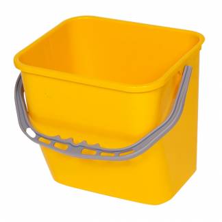 Inventarspand, Tina Trolleys, 320x310x265mm, 13 l, gul, PP/plast, med hank *Denne vare tages ikke retur*