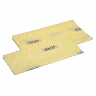 Engangsmoppe, Vileda, gul, PP/bomuld, 60 cm