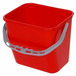 Inventarspand, Tina Trolleys, 320x310x265mm, 13 l, r&Atilde;&cedil;d, PP/plast, med hank