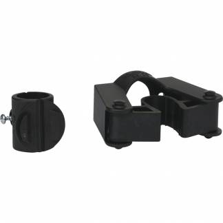 Redskabsholder, Vikan, Toolflex, 80x82x40mm, sort, PP/TPE gummi, til skaft p&Atilde;&yen; 25-35 mm, til r&Atilde;&cedil;rmontering *Denne vare tages ikke retur*