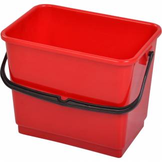 Inventarspand, Tina Trolleys, 255x155x195mm, 4 l, r&oslash;d, PP/plast, med hank *Denne vare tages ikke retur*