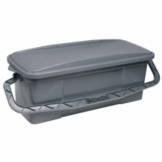 Moppeboks, Vikan ErgoClean, 64x24x22cm, gr&Atilde;&yen;, PP, med l&Atilde;&yen;g og hank, til 40 cm system