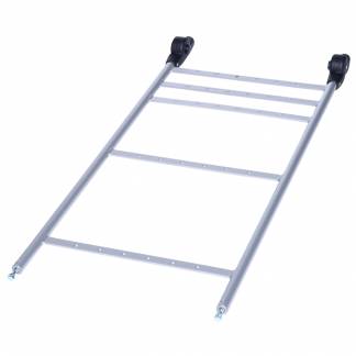 Udstyrsb&oslash;jle, Tina Trolleys, 250x430x975mm, gr&aring;, pulverlakeret st&aring;l, med reguleringsbeslag *Denne vare tages ikke retur*