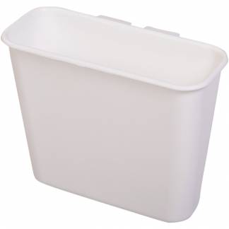 Opbevaringsboks, Tina Trolleys, 9,5x12x12,5cm, hvid, PP, lille *Denne vare tages ikke retur*