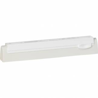 Udskiftningskassette til gulvskraber, Vikan, hvid, PP/gummi, 25 cm, med dobbeltblad *Denne vare tages ikke retur*