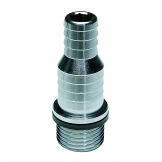 Slangestuds, Nito, til 1/2 og 1/4, forkromet messing *Denne vare tages ikke retur*