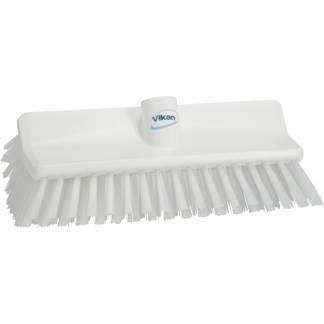 Hi-low b&Atilde;&cedil;rste, Vikan, hvid, PP/polyester/rustfrit st&Atilde;&yen;l, 26,5 cm, medium b&Atilde;&cedil;rsteh&Atilde;&yen;r *Denne vare tages ikke retur*