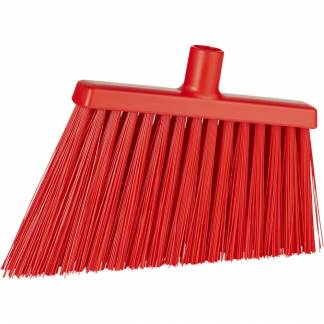 Fejekost, Vikan, r&Atilde;&cedil;d, PP/polyester/rustfrit st&Atilde;&yen;l, 29 cm, meget stive b&Atilde;&cedil;rsteh&Atilde;&yen;r *Denne vare tages ikke retur*