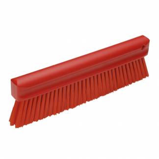 Melb&Atilde;&cedil;rste, Vikan, 300x31x100mm, r&Atilde;&cedil;d, PP/polyester/rustfrit st&Atilde;&yen;l, bl&Atilde;&cedil;de b&Atilde;&cedil;rsteh&Atilde;&yen;r *Denne vare tages ikke retur*
