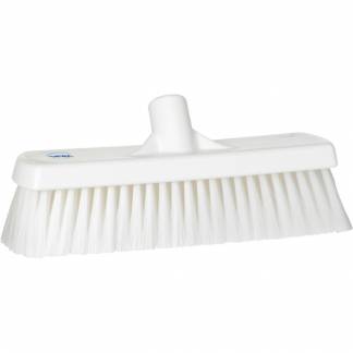 Fejekost, Vikan, hvid, PP/polyester/rustfrit st&Atilde;&yen;l, 30 cm, medium b&Atilde;&cedil;rsteh&Atilde;&yen;r *Denne vare tages ikke retur*