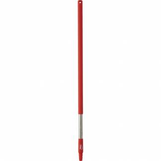 Skaft med gevind, Vikan, 1025mm, &Atilde;&tilde;31mm, r&Atilde;&cedil;d, PP/rustfrit st&Atilde;&yen;l *Denne vare tages ikke retur*