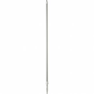 Skaft med vandgenneml&oslash;b, Vikan, hvid, PP/aluminium, 160-278 cm, gevind, Q-kobling *Denne vare tages ikke retur*