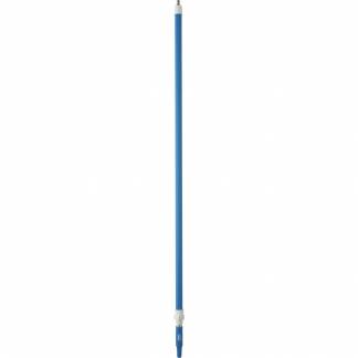 Skaft med vandgenneml&Atilde;&cedil;b, Vikan, bl&Atilde;&yen;, PP/aluminium, 160-278 cm, gevind, Q-kobling *Denne vare tages ikke retur*