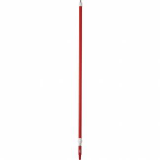 Skaft med vandgenneml&Atilde;&cedil;b, Vikan, r&Atilde;&cedil;d, PP/aluminium, 160-278 cm, gevind, Q-kobling *Denne vare tages ikke retur*