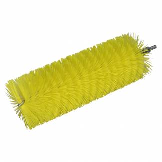 R&Atilde;&cedil;rrenserhoved, Vikan, 200mm, &Atilde;&tilde;60mm, gul, PP/polyester/rustfrit st&Atilde;&yen;l, medium b&Atilde;&cedil;rsteh&Atilde;&yen;r *Denne vare tages ikke retur*