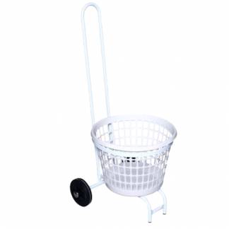 Vaskerivogn, 560x450x1060mm, 32 l, hvid, pulverlakeret st&aring;l/plast/gummi *Denne vare tages ikke retur*