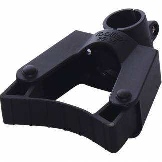 Redskabsholder, Tina Trolleys Toolflex, 7,5x8x4cm, sort, PP/gummi, til skaft p&aring; 25-35 mm, til r&oslash;rmontering *Denne vare tages ikke retur*