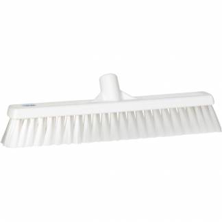 Fejekost, Vikan, hvid, PP/polyester/rustfrit st&Atilde;&yen;l, 41 cm, bl&Atilde;&cedil;de b&Atilde;&cedil;rsteh&Atilde;&yen;r *Denne vare tages ikke retur*