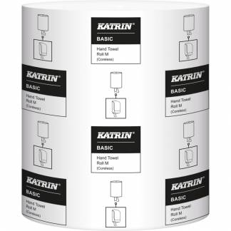 H&Atilde;&yen;ndkl&Atilde;&brvbar;derulle, Katrin Basic, 1-lags, Midi, 300m x 20,5cm, &Atilde;&tilde;19cm, natur, 100% genbrugspapir