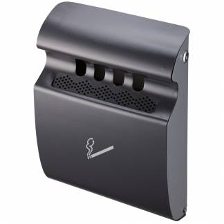 Askeb&Atilde;&brvbar;ger, 2 l, gr&Atilde;&yen;, med inderspand i metal, ildd&Atilde;&brvbar;mpende, til udend&Atilde;&cedil;rs, forberedt til v&Atilde;&brvbar;gmontering inkl. materiale til montering og n&Atilde;&cedil;gle