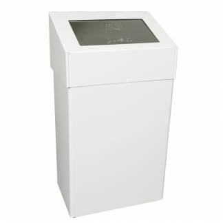 Affaldsspand, 50 l, hvid
