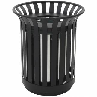 Udend&Atilde;&cedil;rs affaldsspand, 69 l, sort