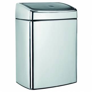 Affaldsspand, Brabantia Touch bin, 10 l, st&Atilde;&yen;l blank