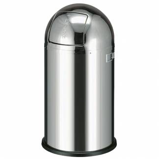 Affaldsspand, Wesco Pushboy, 50 l, st&Atilde;&yen;l *Denne vare tages ikke retur*