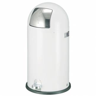 Pedalspand, Wesco Kickboy, 40 l, hvid *Denne vare tages ikke retur*