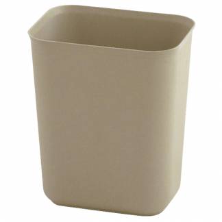 Papirkurv, Rubbermaid, 6,6 l, beige, ildd&Atilde;&brvbar;mpende, til tungt affald *Denne vare tages ikke retur*