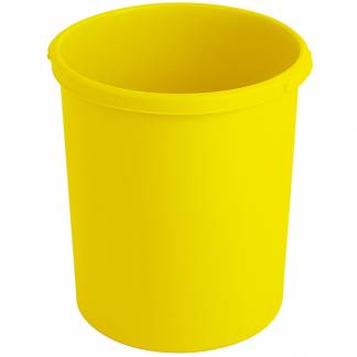 Papirkurv, 30 l, gul, kildesortering mulig *Denne vare tages ikke retur*